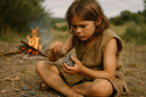 stone age child