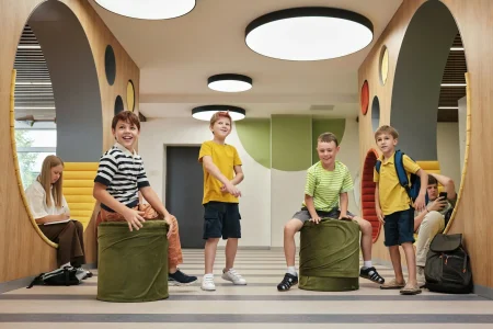 children learning