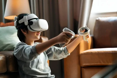 boy with VR